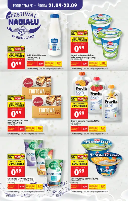 Biedronka - gazetka promocyjna Od poniedziałku, Z ladą tradycyjną   - strona 2
