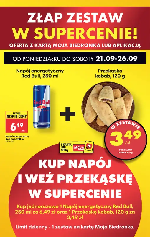 Biedronka - gazetka promocyjna Od poniedziałku, Z ladą tradycyjną od poniedziałku 21.09 do soboty 26.09 - strona 47