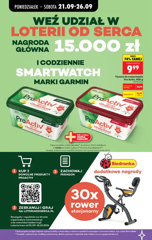 Biedronka - gazetka promocyjna Od poniedziałku, Z ladą tradycyjną od poniedziałku 21.09 do soboty 26.09 - strona 55