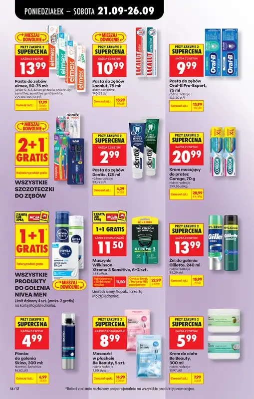 Biedronka - gazetka promocyjna Od poniedziałku, Z ladą tradycyjną od poniedziałku 21.09 do soboty 26.09 - strona 84