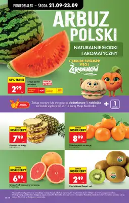 Biedronka - gazetka promocyjna Od poniedziałku, Z ladą tradycyjną od poniedziałku 21.09 do soboty 26.09 - strona 36