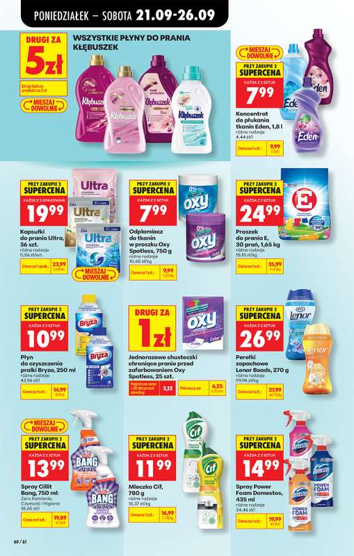 Biedronka - gazetka promocyjna Od poniedziałku, Z ladą tradycyjną od poniedziałku 21.09 do soboty 26.09 - strona 90
