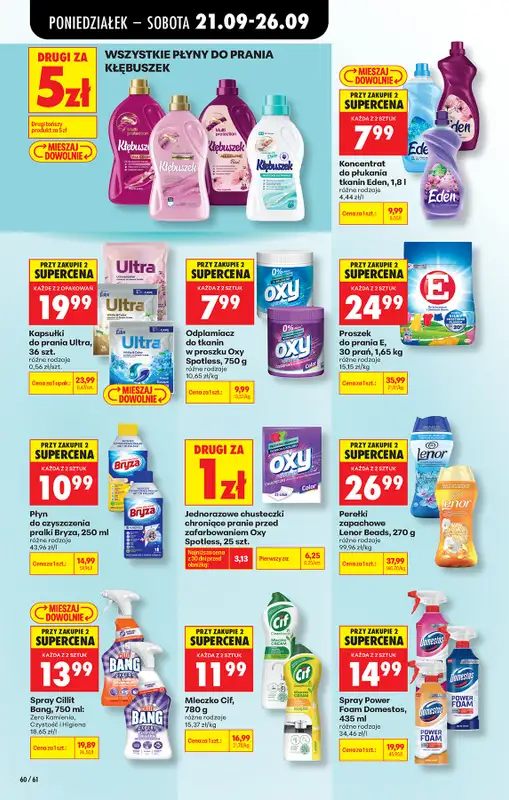 Biedronka - gazetka promocyjna Od poniedziałku, Z ladą tradycyjną od poniedziałku 21.09 do soboty 26.09 - strona 90