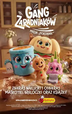 Biedronka - gazetka promocyjna Gang zaradniaków od poniedziałku 21.09 do soboty 26.09