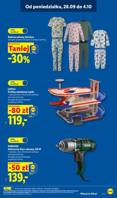 Lidl - gazetka promocyjna Katalog od poniedziałku 28.09 do soboty 03.10 - strona 11