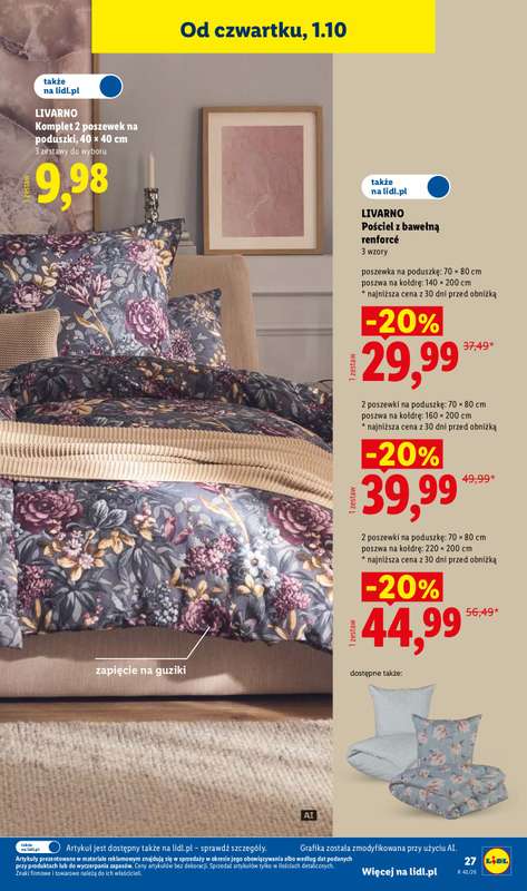 Lidl - gazetka promocyjna Katalog od poniedziałku 28.09 do soboty 03.10 - strona 35