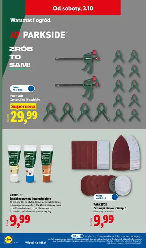 Lidl - gazetka promocyjna Katalog od poniedziałku 28.09 do soboty 03.10 - strona 56