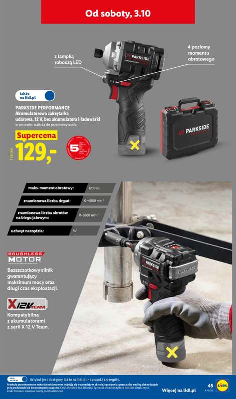 Lidl - gazetka promocyjna Katalog od poniedziałku 28.09 do soboty 03.10 - strona 53