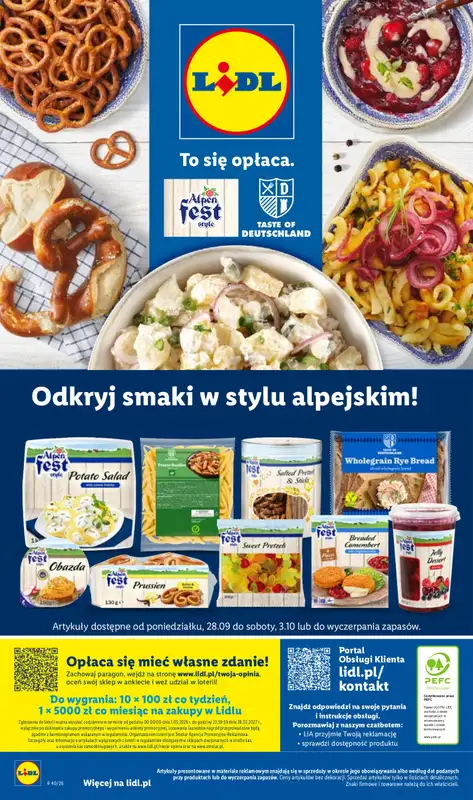 Lidl - gazetka promocyjna Katalog od poniedziałku 28.09 do soboty 03.10 - strona 58