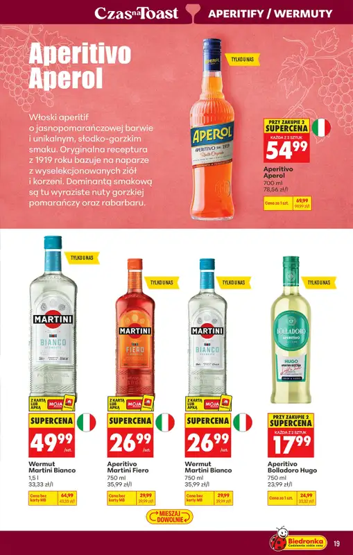 Biedronka - gazetka promocyjna Czas na toast od poniedziałku 21.09 do soboty 03.10 - strona 23