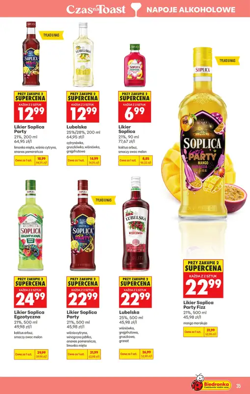 Biedronka - gazetka promocyjna Czas na toast od poniedziałku 21.09 do soboty 03.10 - strona 39