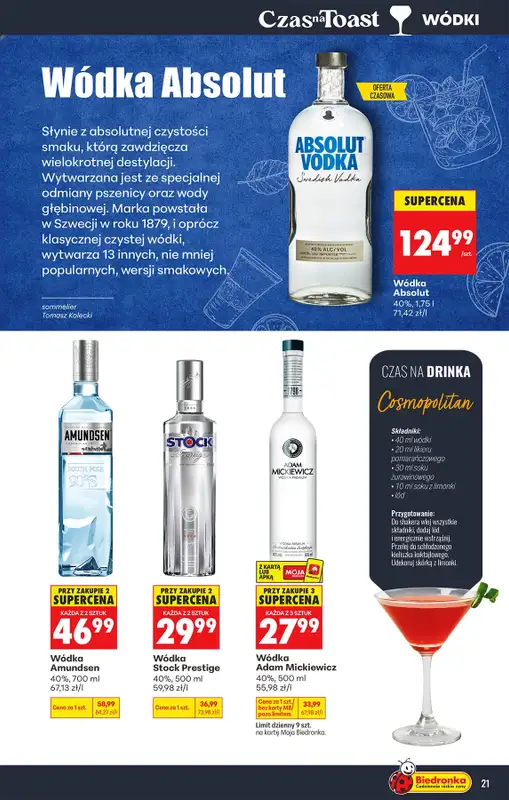 Biedronka - gazetka promocyjna Czas na toast od poniedziałku 21.09 do soboty 03.10 - strona 25