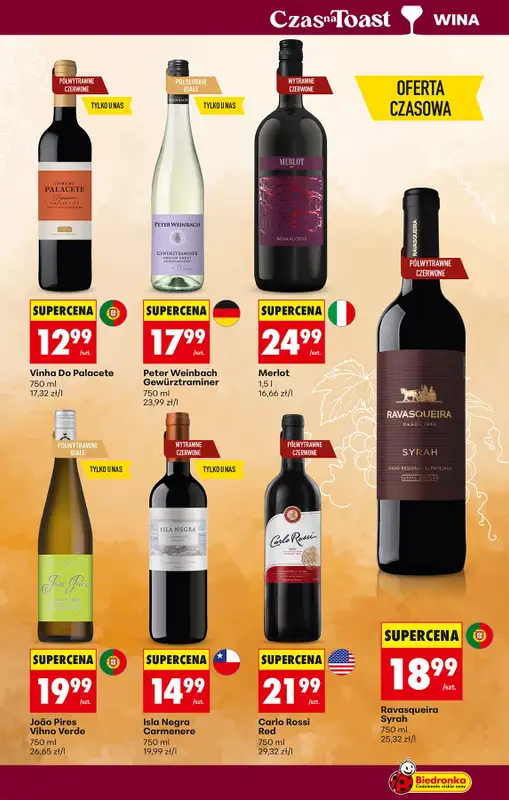 Biedronka - gazetka promocyjna Czas na toast   - strona 3