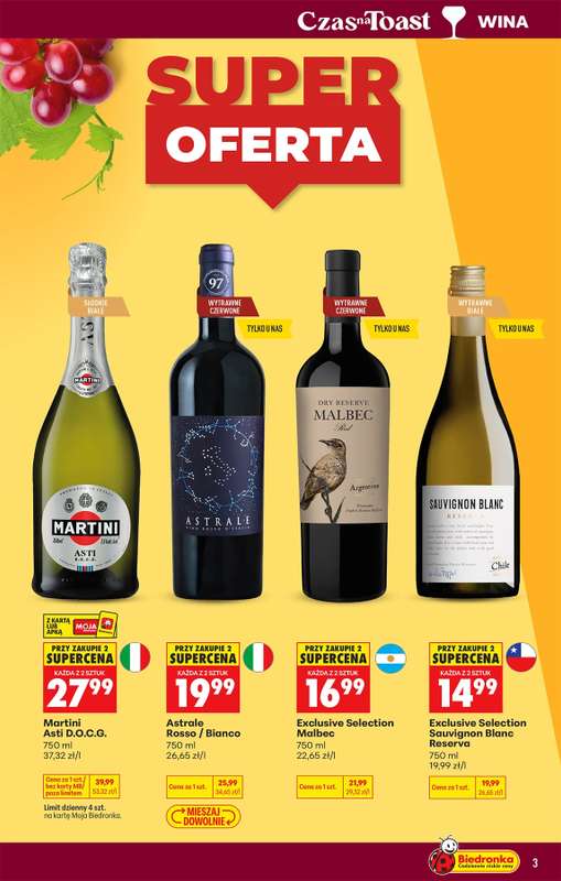 Biedronka - gazetka promocyjna Czas na toast od poniedziałku 21.09 do soboty 03.10 - strona 5