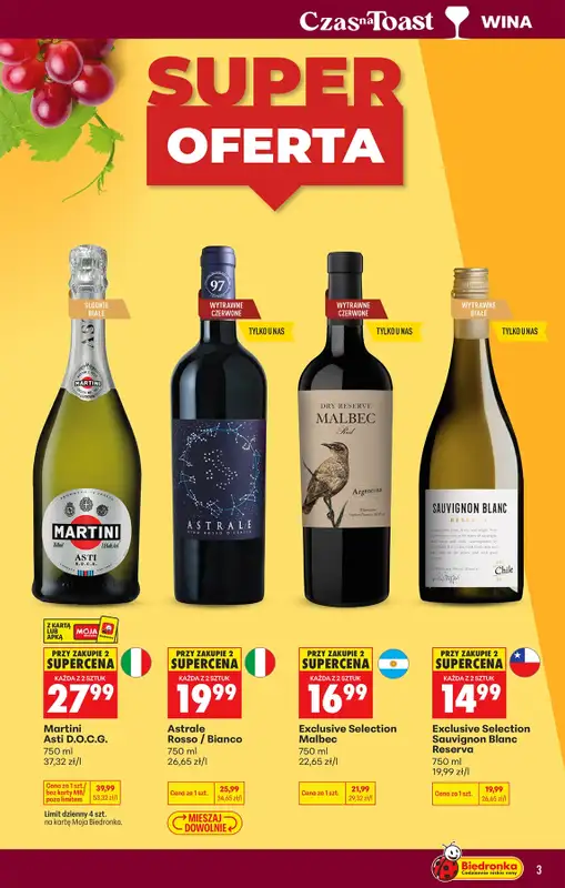 Biedronka - gazetka promocyjna Czas na toast od poniedziałku 21.09 do soboty 03.10 - strona 5