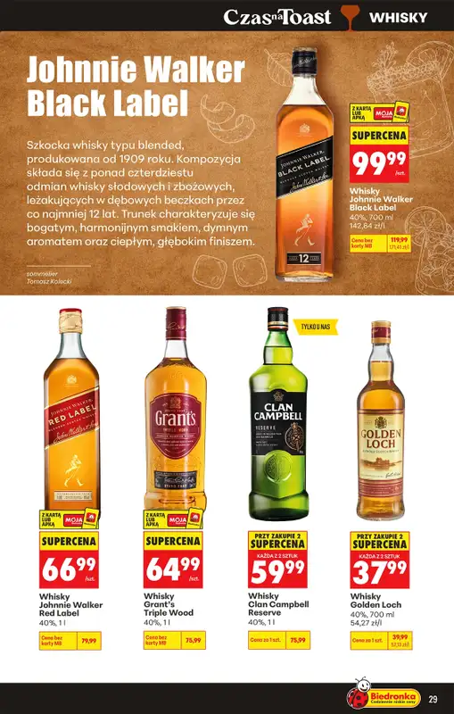Biedronka - gazetka promocyjna Czas na toast od poniedziałku 21.09 do soboty 03.10 - strona 33