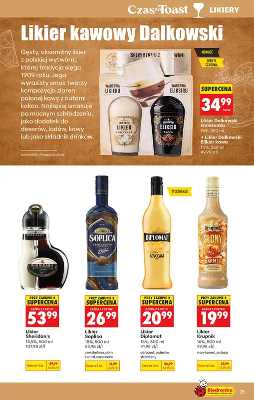Biedronka - gazetka promocyjna Czas na toast od poniedziałku 21.09 do soboty 03.10 - strona 29