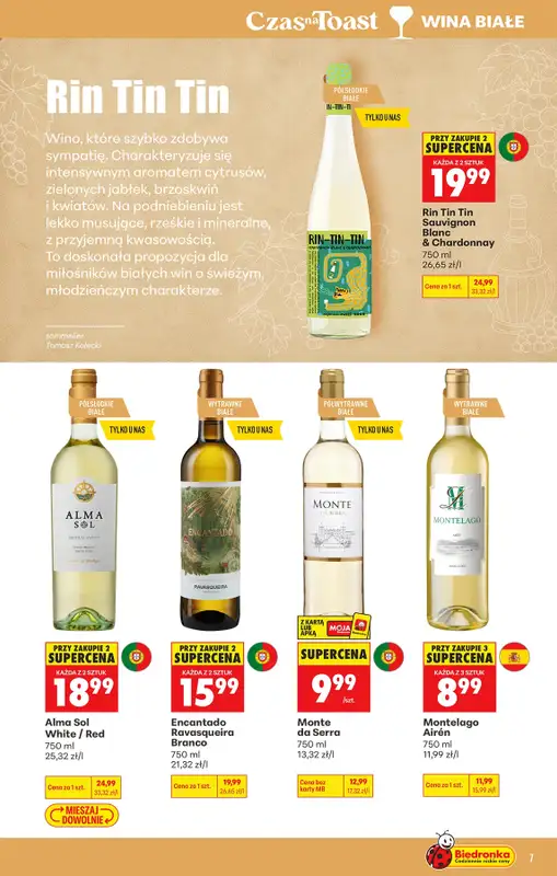 Biedronka - gazetka promocyjna Czas na toast od poniedziałku 21.09 do soboty 03.10 - strona 11