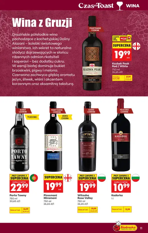 Biedronka - gazetka promocyjna Czas na toast od poniedziałku 21.09 do soboty 03.10 - strona 15