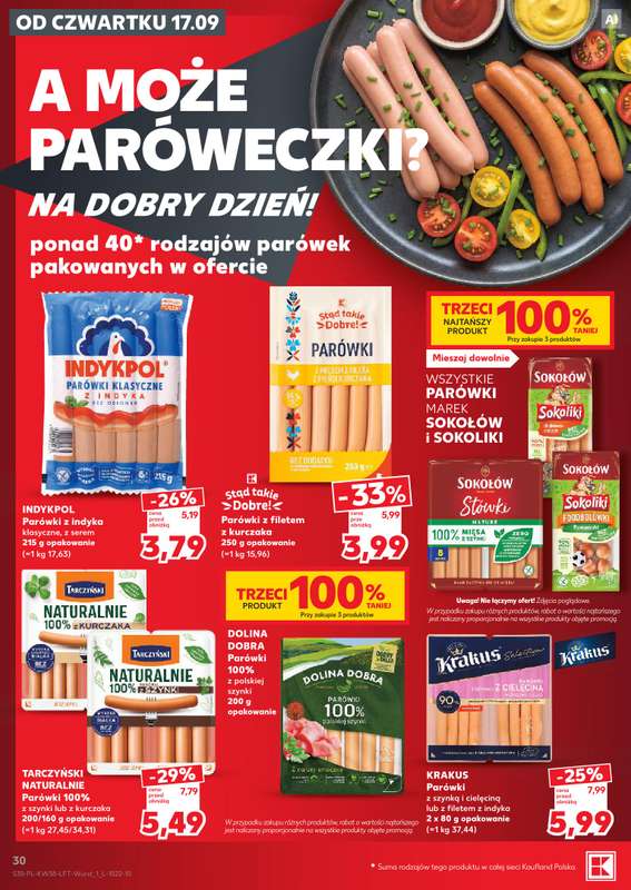 Kaufland - gazetka promocyjna Oferta Tygodnia od czwartku 17.09 do środy 23.09 - strona 30