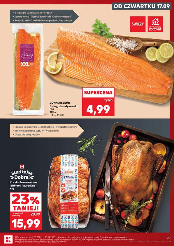 Kaufland - gazetka promocyjna Oferta Tygodnia od czwartku 17.09 do środy 23.09 - strona 27