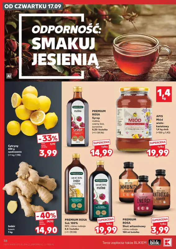 Kaufland - gazetka promocyjna Oferta Tygodnia od czwartku 17.09 do środy 23.09 - strona 38
