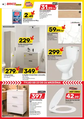 Bricomarche - gazetka promocyjna Gazetka od środy 23.09 do soboty 03.10 - strona 6