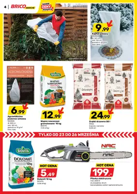 Bricomarche - gazetka promocyjna Gazetka od środy 23.09 do soboty 03.10 - strona 4