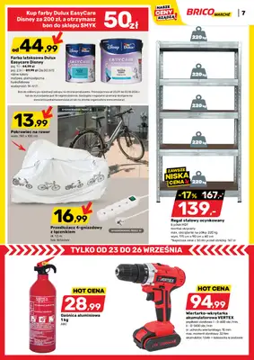 Bricomarche - gazetka promocyjna Gazetka od środy 23.09 do soboty 03.10 - strona 7