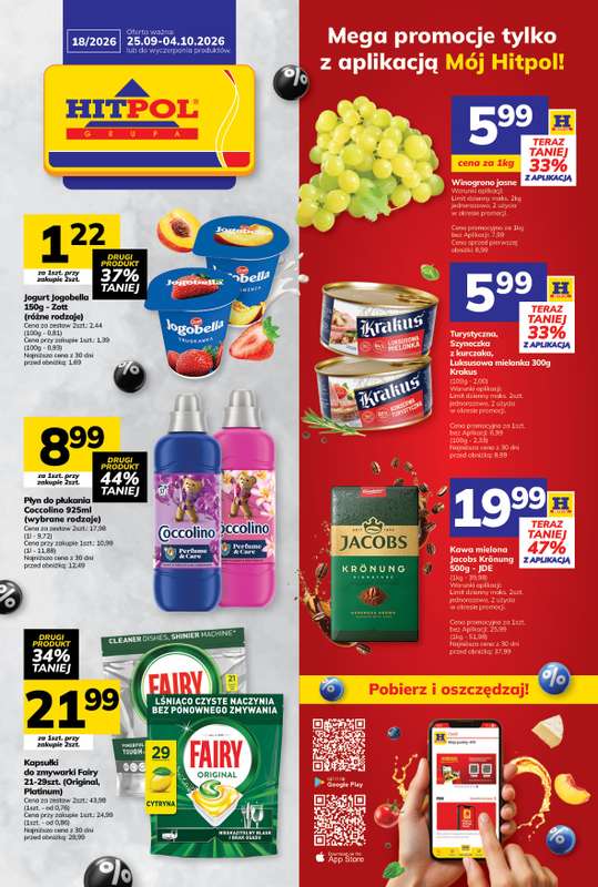 Hitpol - gazetka promocyjna Gazetka  do niedzieli 04.10