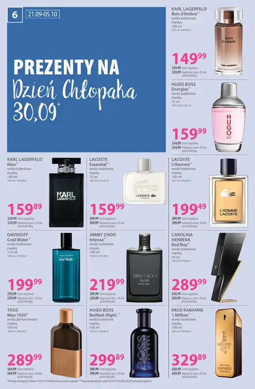 Hebe - gazetka promocyjna Gazetka od poniedziałku 21.09 do poniedziałku 05.10 - strona 6
