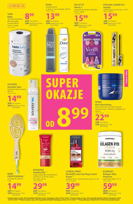 Hebe - gazetka promocyjna Gazetka od poniedziałku 21.09 do poniedziałku 05.10 - strona 19