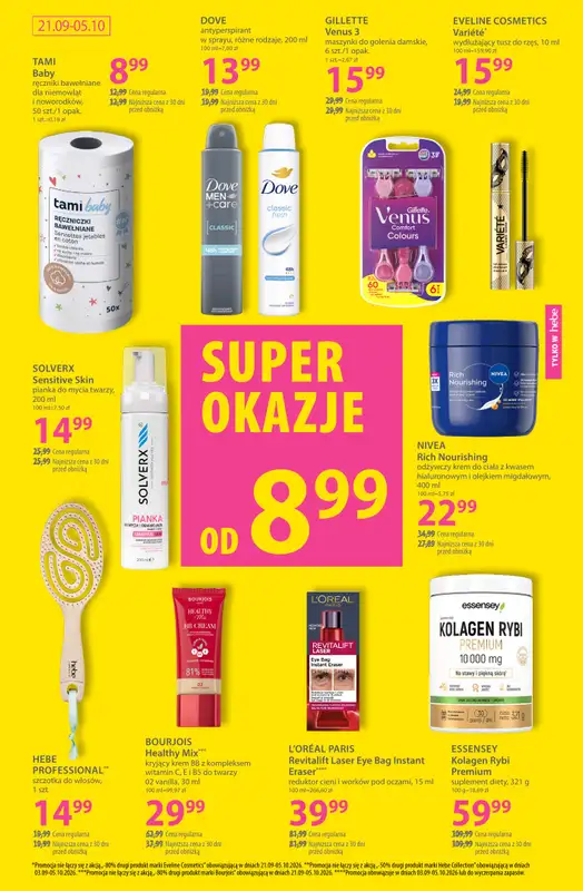 Hebe - gazetka promocyjna Gazetka od poniedziałku 21.09 do poniedziałku 05.10 - strona 19
