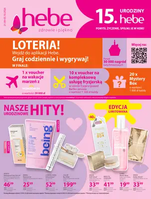 Hebe - gazetka promocyjna Ulotka od poniedziałku 21.09 do poniedziałku 05.10