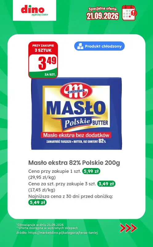 Dino - gazetka promocyjna Specjalna oferta na 21.09.2026 - promocje spoza gazetki od poniedziałku 21.09 do poniedziałku 21.09 - strona 6