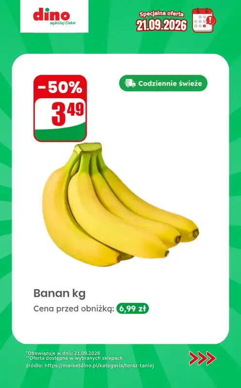 Dino - gazetka promocyjna Specjalna oferta na 21.09.2026 - promocje spoza gazetki od poniedziałku 21.09 do poniedziałku 21.09 - strona 3