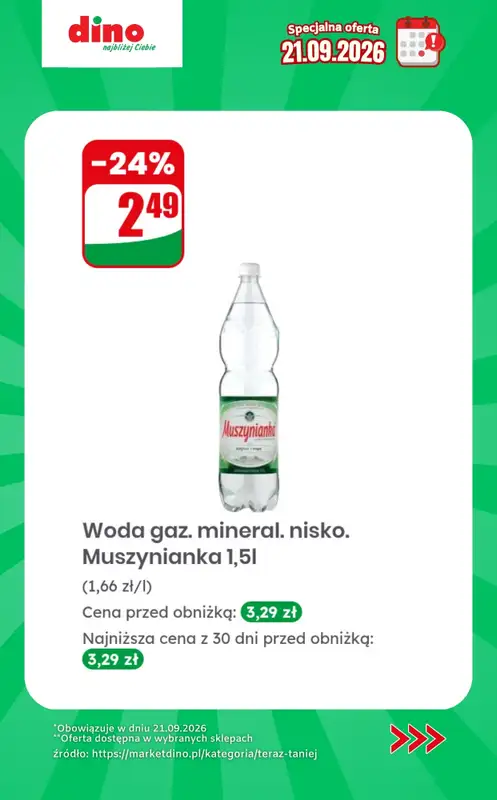 Dino - gazetka promocyjna Specjalna oferta na 21.09.2026 - promocje spoza gazetki od poniedziałku 21.09 do poniedziałku 21.09 - strona 2
