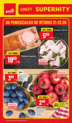 POLOmarket - gazetka promocyjna Super hity od poniedziałku 21.09 do wtorku 22.09
