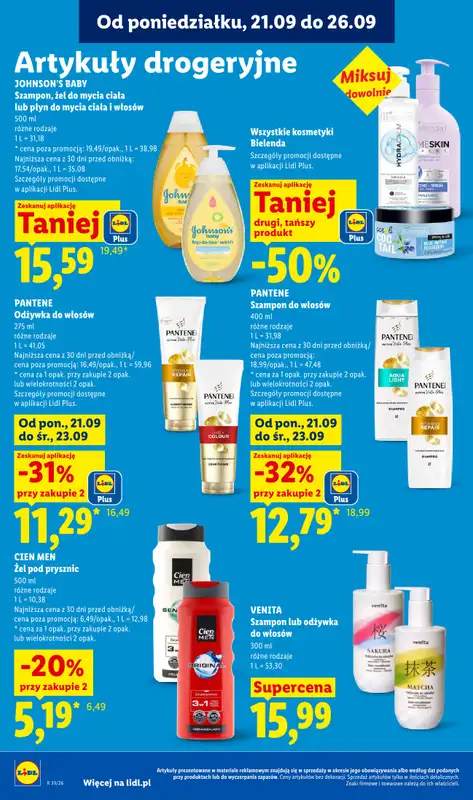 Lidl - gazetka promocyjna Oferta od poniedziałku od poniedziałku 21.09 do środy 23.09 - strona 94