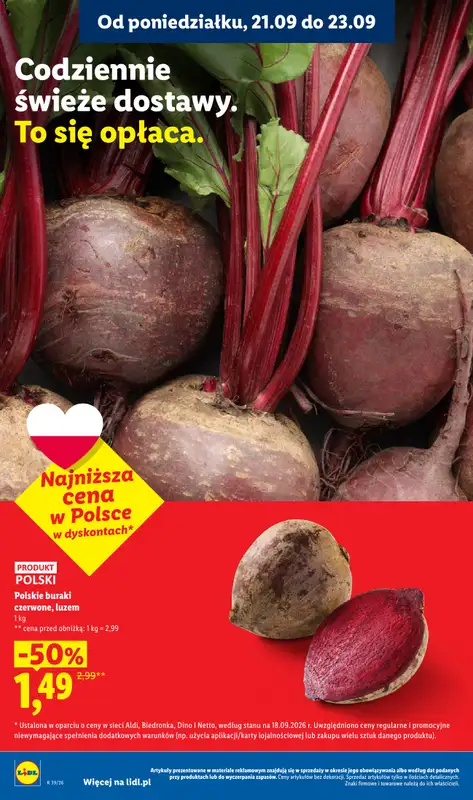 Lidl - gazetka promocyjna Oferta od poniedziałku od poniedziałku 21.09 do środy 23.09 - strona 22