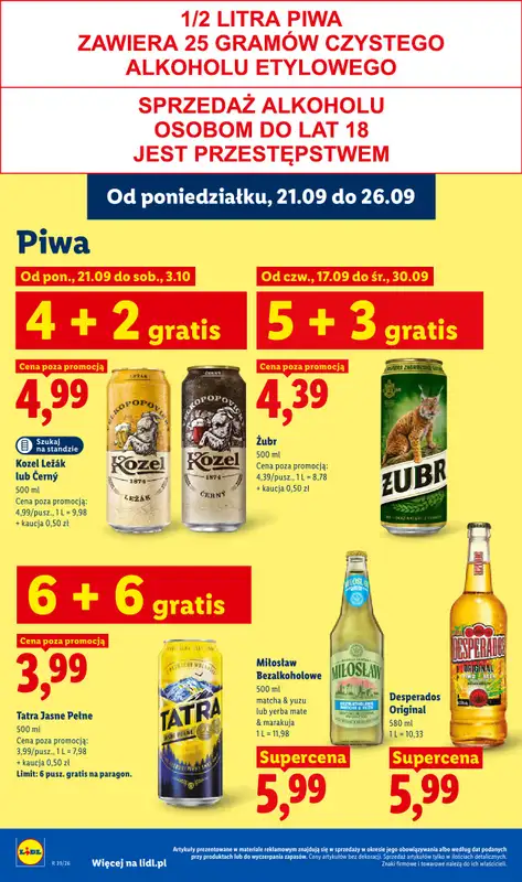 Lidl - gazetka promocyjna Oferta od poniedziałku od poniedziałku 21.09 do środy 23.09 - strona 78
