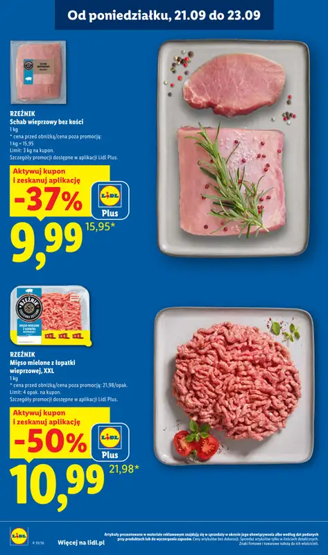 Lidl - gazetka promocyjna Oferta od poniedziałku od poniedziałku 21.09 do środy 23.09 - strona 14