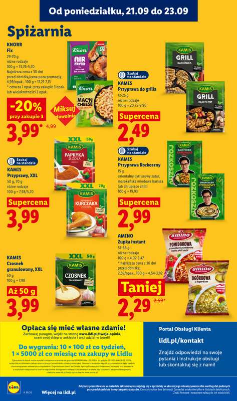 Lidl - gazetka promocyjna Oferta od poniedziałku od poniedziałku 21.09 do środy 23.09 - strona 86