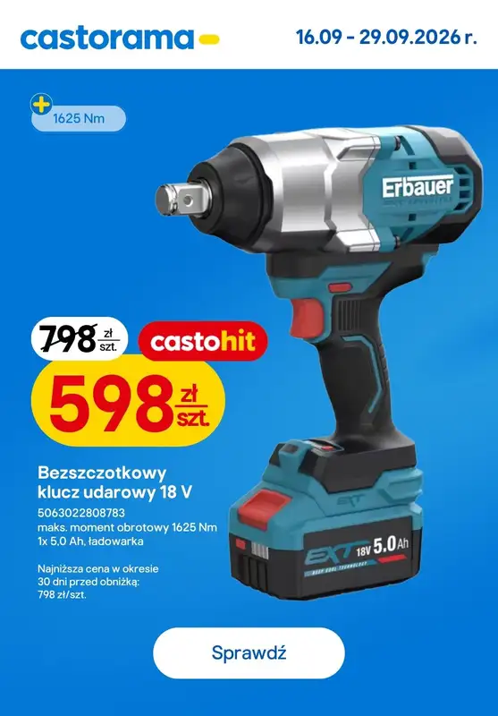 Castorama - gazetka promocyjna Najlepsze oferty od poniedziałku 21.09 do wtorku 29.09 - strona 13