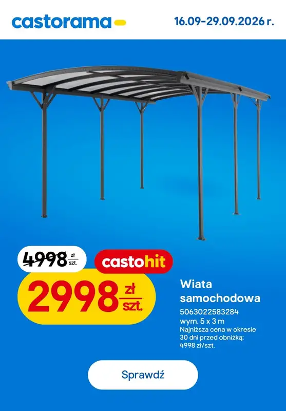 Castorama - gazetka promocyjna Najlepsze oferty od poniedziałku 21.09 do wtorku 29.09 - strona 9