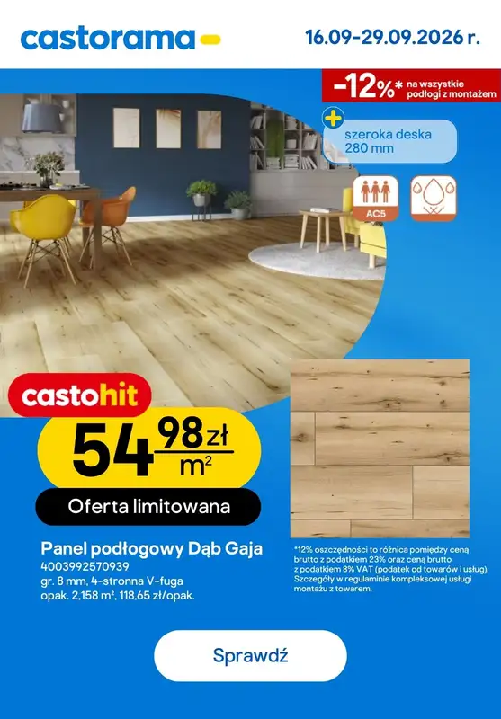 Castorama - gazetka promocyjna Najlepsze oferty od poniedziałku 21.09 do wtorku 29.09 - strona 16