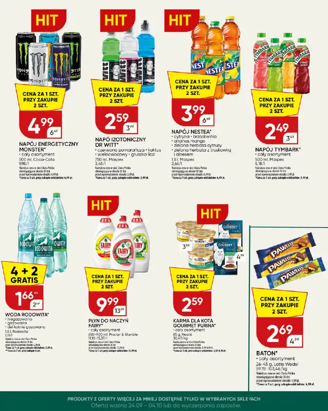 Chata Polska - gazetka promocyjna Więcej za mniej! 24.09-04.10  do niedzieli 04.10 - strona 2