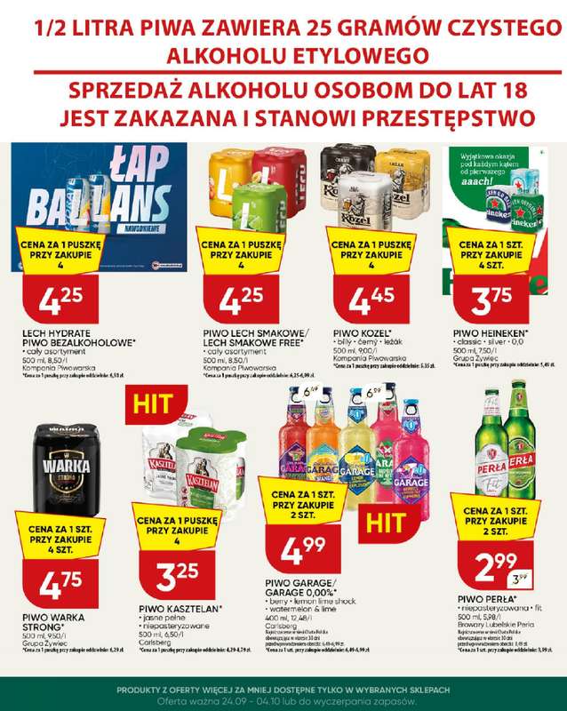 Chata Polska - gazetka promocyjna Więcej za mniej! 24.09-04.10  do niedzieli 04.10 - strona 4