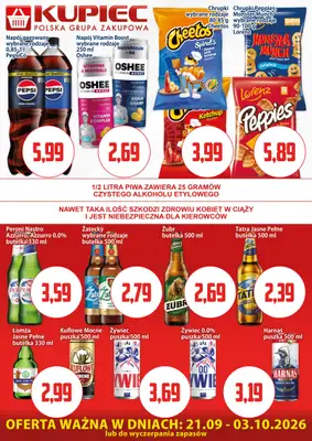 Kupiec - gazetka promocyjna Oferta plakatowa od poniedziałku 21.09 do soboty 03.10 - strona 3