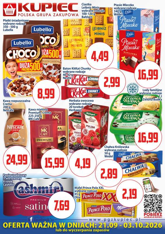 Kupiec - gazetka promocyjna Oferta plakatowa od poniedziałku 21.09 do soboty 03.10 - strona 2